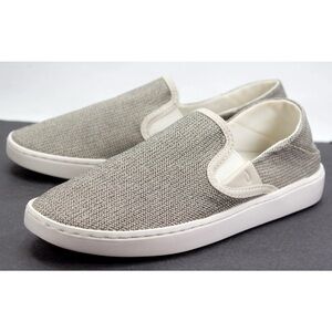 Olukai Pehuea Luxe Breathable Womens Size US 8 Gray Slip On Casual Beach Shoes